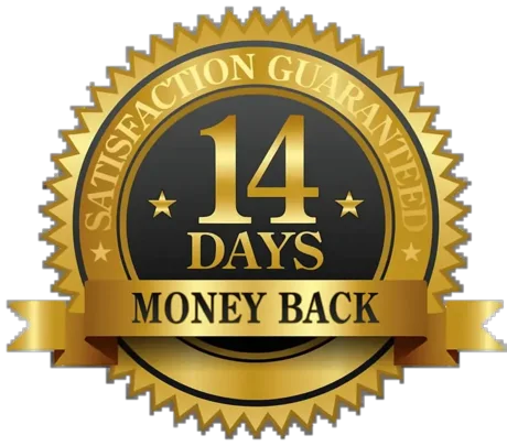 Apollo AI 14-day money-back guarantee emblem